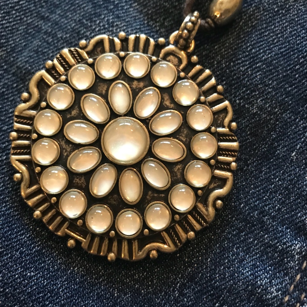 Lucky brand Medallion necklace